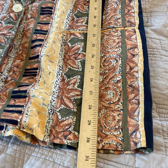 Vintage Toni Garment for CC Magic abstract floral print blazer 12 - Picture 11 of 11